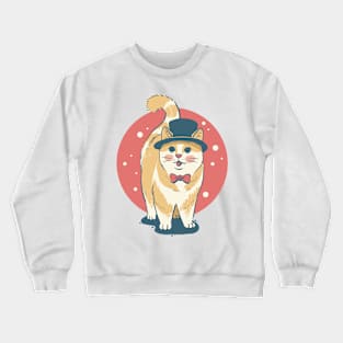 cool cat ever Crewneck Sweatshirt